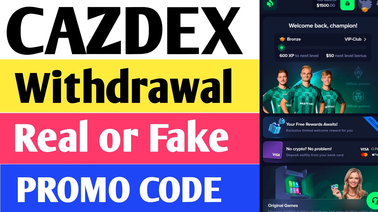 Cazdex Real or Fake |Cazdex Withdrawal |Cazdex Promo Code |How To Withdraw Money From Cazdex |Cazdex