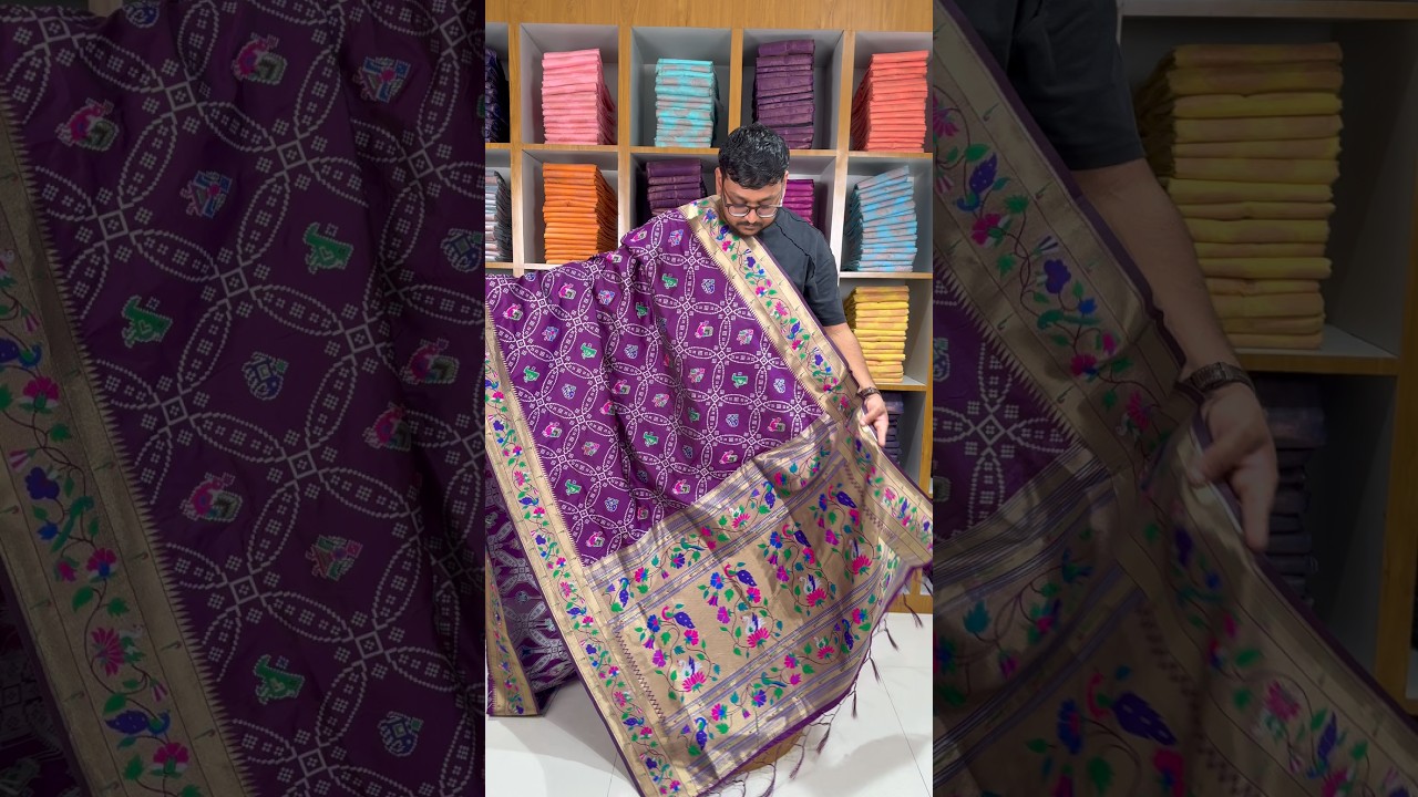Bandhani Patola Silk Paithani Saree