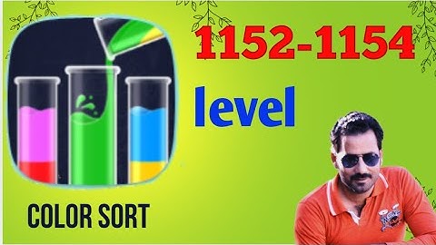 Color sort level 1152/1154