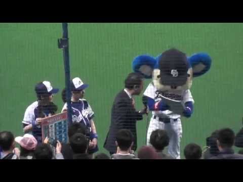 14/03/23 ドアラ、テレビ番組生出演とか楽天の選手と挨拶とか
