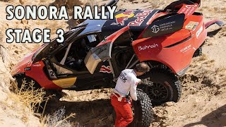 Sonora Rally 2023 | Stage 3 : Yazeed Al-Rajhi Wins - Sébastien Loeb Crashes