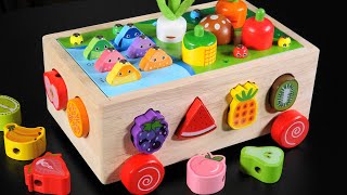 Toy Learning Video For Toddlers Learn Colors Fruits \& Vegetables Names Educational Toys Play \& Learn