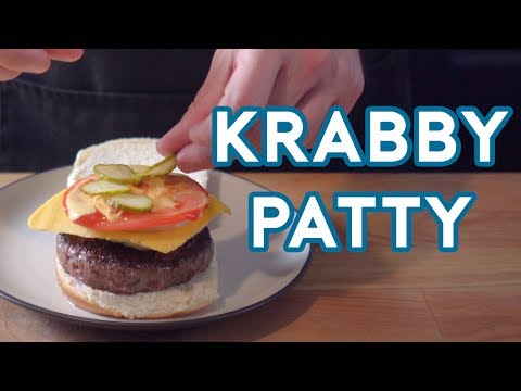 Binging with Babish Krabby Patty from Spongebob Squarepants