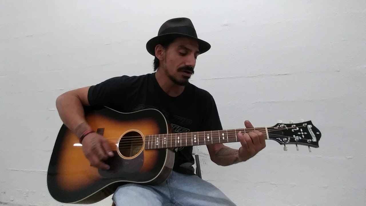 Blind Melon "No Rain" acoustic guitar cover Sammy Aquino Jr YouTube