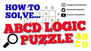 How to Solve ABCD Logic Puzzles