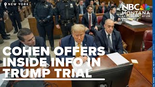 Michael Cohen continues testimony Tuesday in Trump hush money trial, Trump criticizes gag order