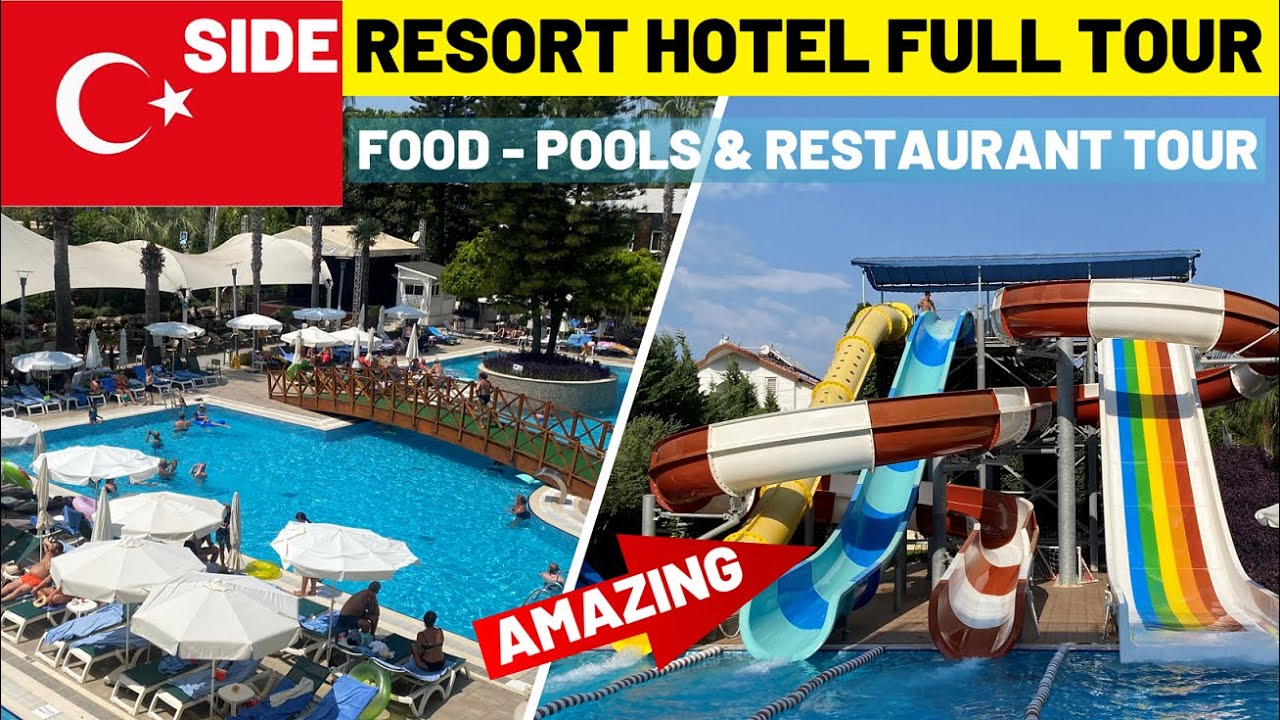 Side Resort Hotel Full Tour Rooms, Pools, Bars & Food, Antalya