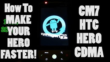 HTC Hero How To Install CM7