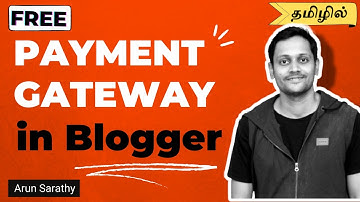 How to Add Payment Gateway in Blogger | Instamojo Buy Now Button (Tamil)