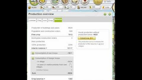 Using Travian Production Overview to report Defense in cropeaters