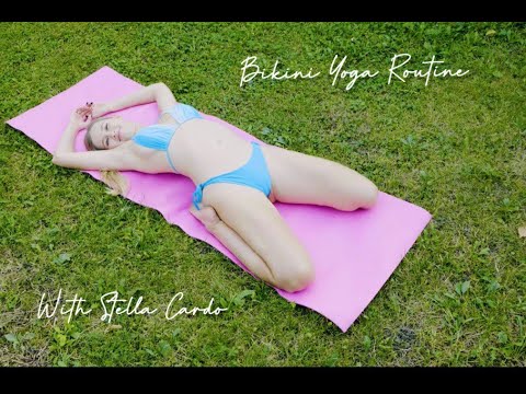 Full body Yoga class | Bikini Yoga | Yoga outside | Hip stretch