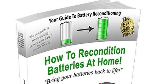 How to Recondition Batteries | Save Money & NEVER Buy A New Battery Again