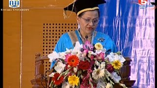 Uttara University 5th Convocation 2017, Speech of Prof. Dr. Eaysmin Ara Lekha, Pro-VC.