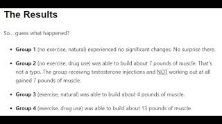 STEROIDS Builds Muscle WITHOUT Lifting Weights!