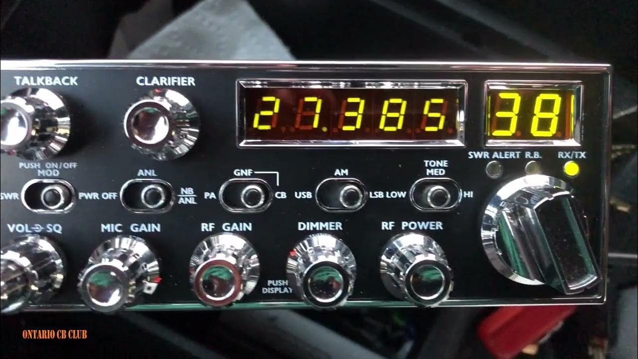 Galaxy dx959 cb radio skip, Ontario cb club YouTube