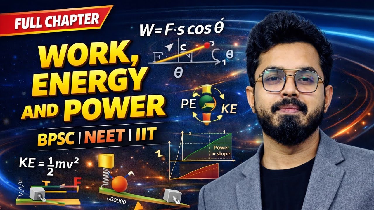 Work, Energy and Power Full Chapter | Class 11 Physics | Easy Language | Md Alam Sir