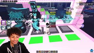 Opening 100 Cyber Lucky Blocks In Steal A Brainrot..