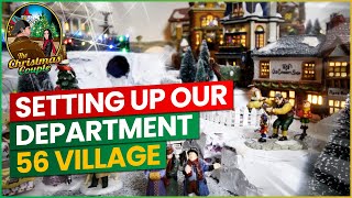 Setting up Our Department 56 Village  |  The Christmas Couple