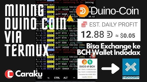 Mining Duino-Coin Via Termux Anti Scam