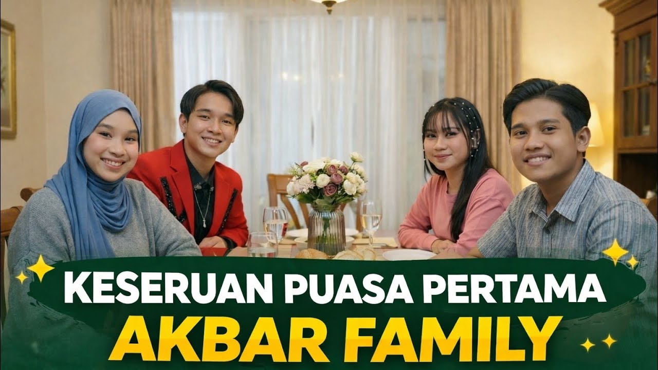 PUASA PERTAMA ALA AKBAR FAMILY || Visualisasi AI 
