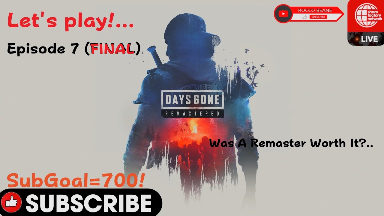 Days Gone Remasterd Ep 7- Colonel Garrett...(Final) 🔥🍿