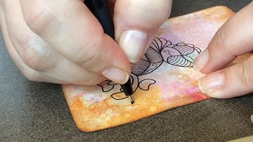 How to Draw LilyPads Tangle Pattern ~ Lesson 27 🐸