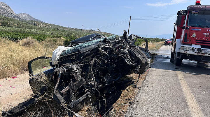 Τροχαίο δυστύχημα με 3 νεκρούς στην επαρχιακή οδό Ναυπλίου   Κορίνθου