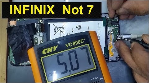 infinix note 7 (X690) charging jumper ways