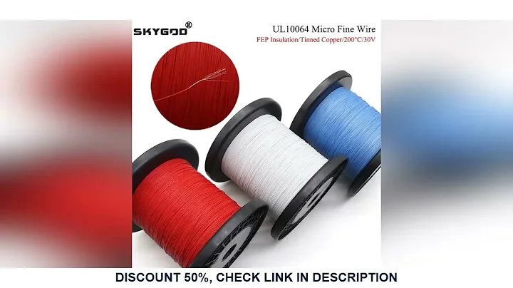 10M~100M UL10064 FEP Wire 40/36/34/32/30/28/26AWG PTFE Plastic Solder High Conductivity Copper Cable