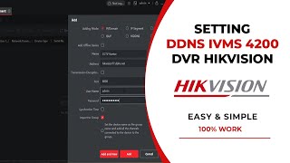 Cara Setting Online DVR Hikvision Menggunakan DDNS Pada IVMS 4200 screenshot 1