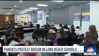 Parents speak out against racism at Long Beach schools