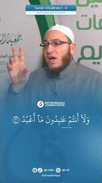 Talaqqi Surah Al Kafirun Ayat: 1-6 🎙️Syaikh Abdul Qadir Al-Utsmani حفظه ٱللّه