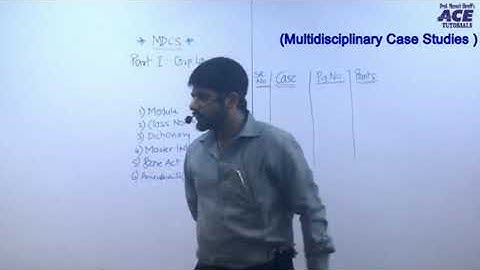 CS Professional - Multidisciplinary Case Studies - Intro By Prof Jimit