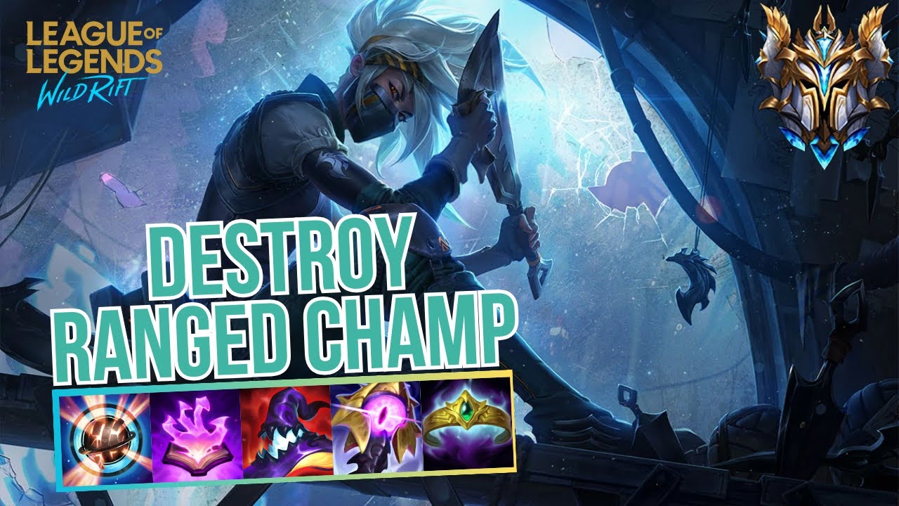 Wild Rift Akali Mid vs Caitlyn Gameplay by a Sovereign 