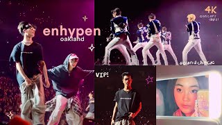 concert 𝐯𝐥𝐨𝐠 🎙️ • enhypen: fate+ in oakland! ✧︎ VIP floor, soundcheck