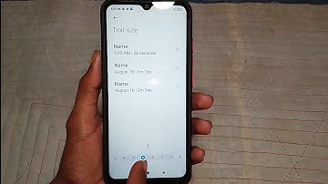 Poco mobile me text size ko bada ya chhota kaise karen