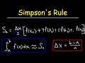 Simpson's Rule & Numerical Integration