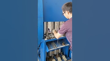 Four-axis nut tapping machine, manual operation #machine #machinefactory