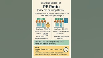 PE Ratio Kya hai? #stockmarket #stocks #PE RATIO #fundamentalanalysis #big #bigshark#investng #india
