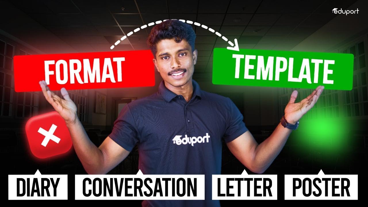 ഹിന്ദിയിൽ Format പഠിക്കുന്നതിനു പകരം Template പഠിക്കാം - Diary Conversation Letter Poster | Eduport