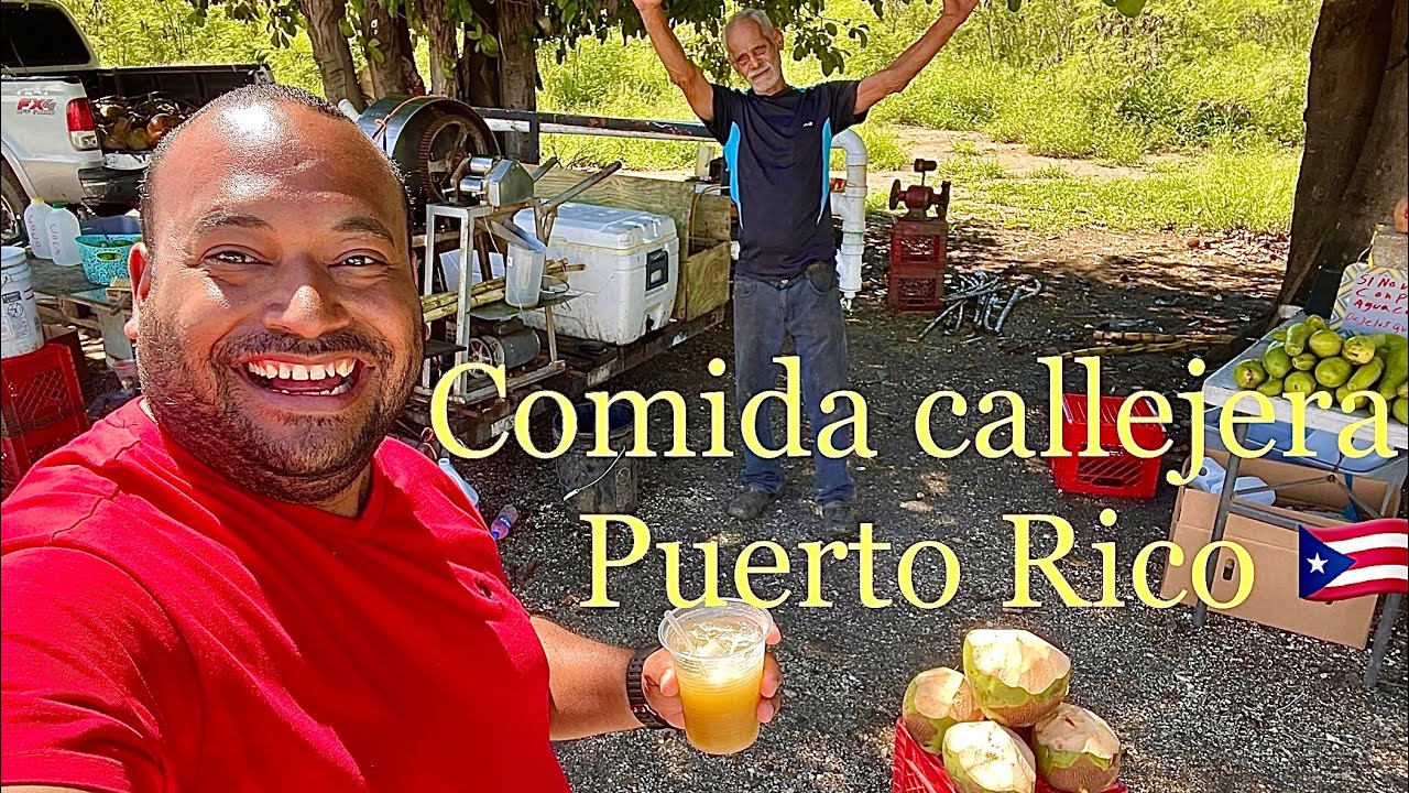 PROBANDO COMIDA CALLEJERA DE PUERTO RICO 🇵🇷. - YouTube