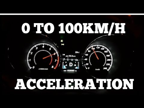 2014 Mitsubishi ASX 2.0 4WD 0-100km/h Acceleration | Different Mode Comparison