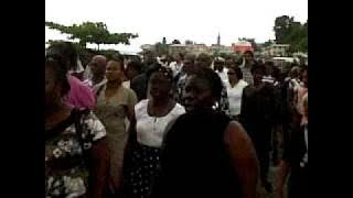 ONLY IN Gouyave:  Chrispin 'Waw' Walker  funeral.3GP