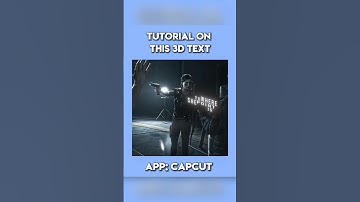 How To Make 3D Text Like Ae On Capcut | Capcut Tutorial #capcut #capcuttutorial #tutorial