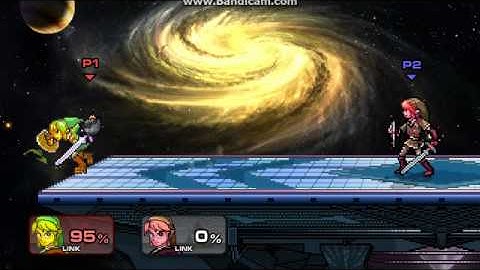 SSF2 V0.9a - Link can bomb jump, it