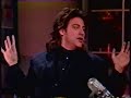 Comedian Richard Lewis on Letterman.. David goes off! Dec/1989