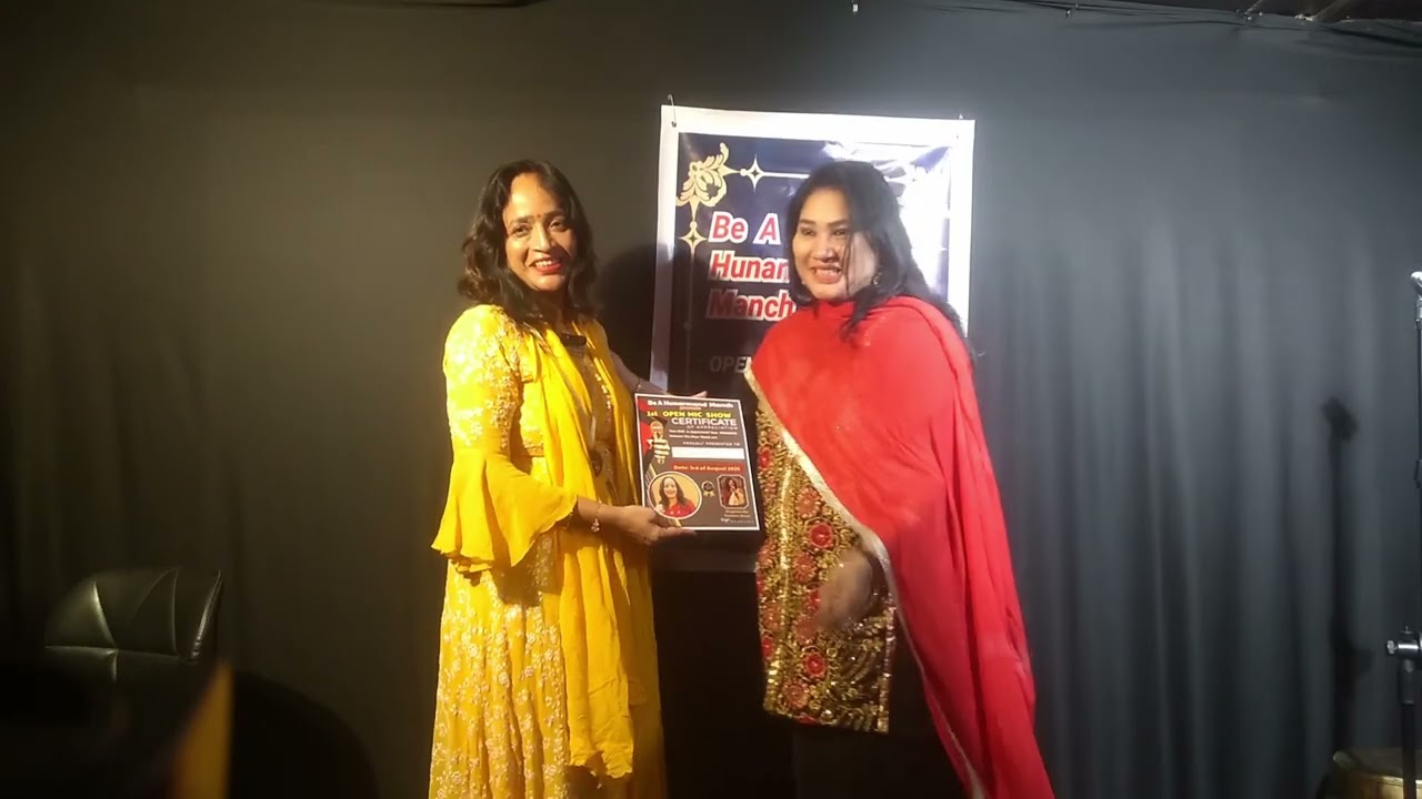 Be A hunarmand 1st Open Mic Show (Jaimala Ji )  