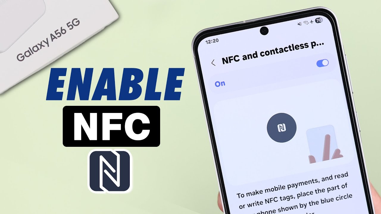 How to Enable NFC on Samsung Galaxy A56 5G! [Use] - YouTube