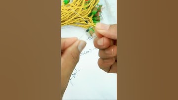 LED jhalar ka circuit kese banaye। Bridge rectifier kese banaye #shortvideo #shorts #itiknowledge