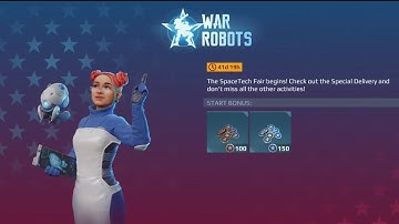 War Robots - My initial 2 chest openings of the SpaceTech Heist event